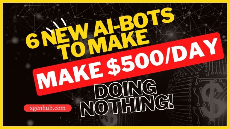 5 NEW AI Bots To Make $500/Day Doing Nothing!