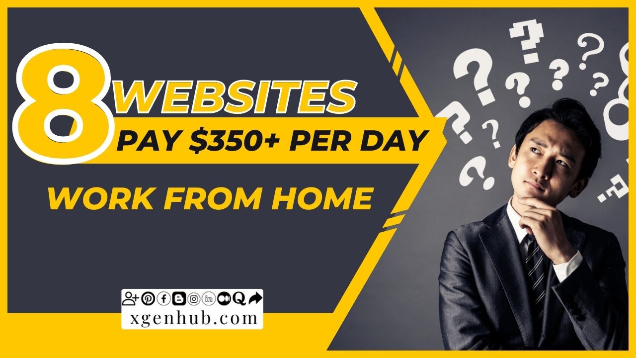 8 Websites That Will Pay You Daily (Easy Work From Home Jobs)