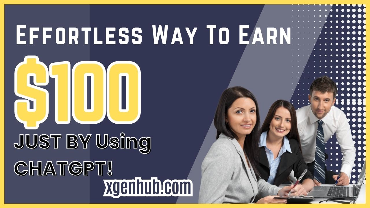 *NEW!* Effortless Way To Earn +$100 JUST BY Using CHATGPT!