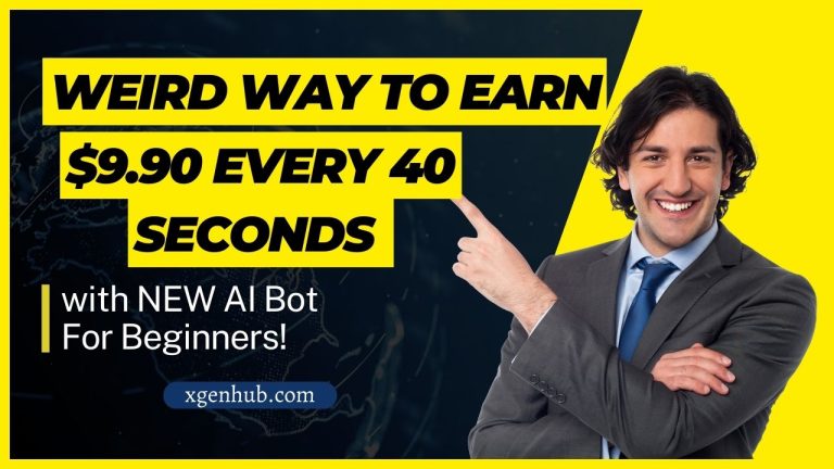 Weird Way to Earn $9.90 Every 40 Seconds with NEW AI Bot For Beginners!