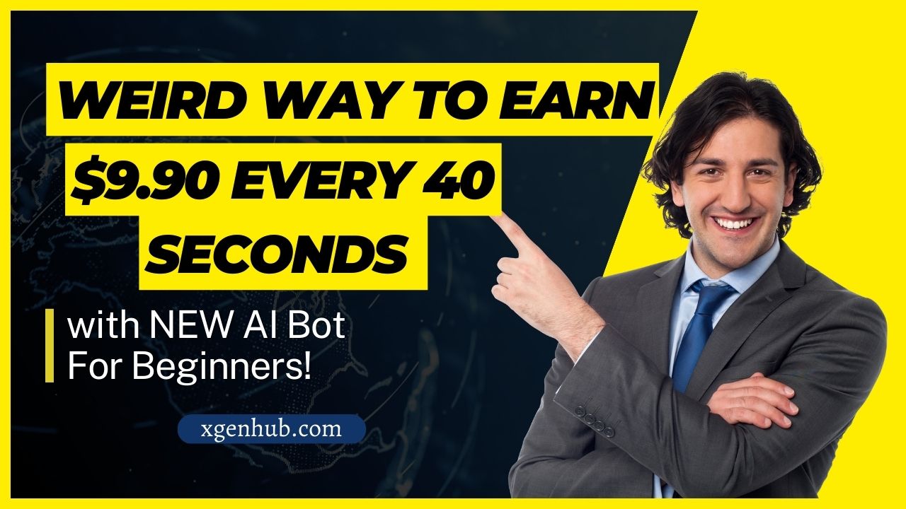 Weird Way to Earn $9.90 Every 40 Seconds with NEW AI Bot For Beginners!