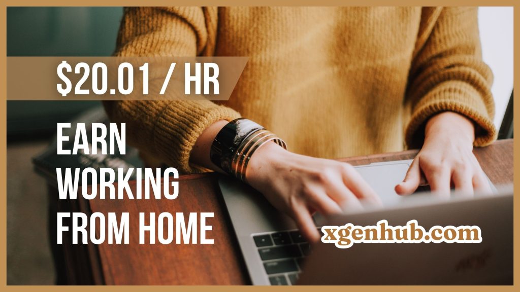 $20.01 HOURLY WORK FROM HOME JOBS 2023