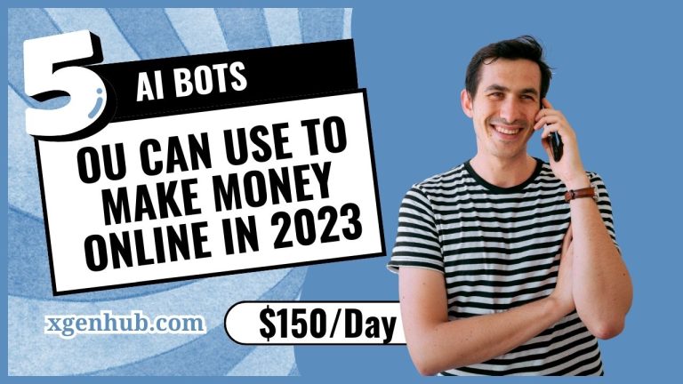 5 AI BOTS You Can Use To MAKE MONEY ONLINE In 2023 ($150/Day)