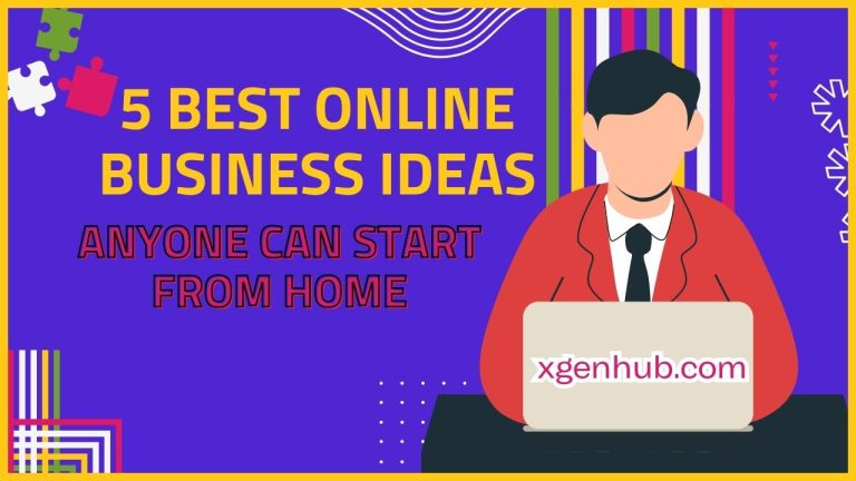 5 Best Online Business Ideas That ANYONE Can Start From Home