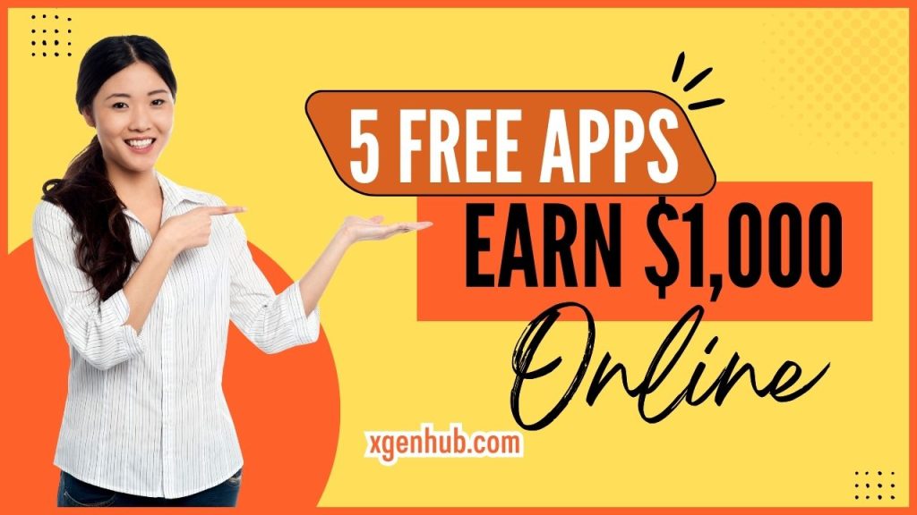 5 Free Apps To Earn $1,000 QUICK CASH If Your Broke! (Free Money Apps 2023)
