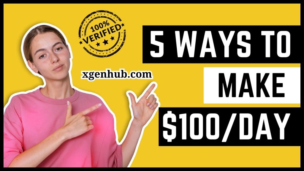 5 Ways To Make Money Online In 2023 | $100/Day (No Camera Needed!!)