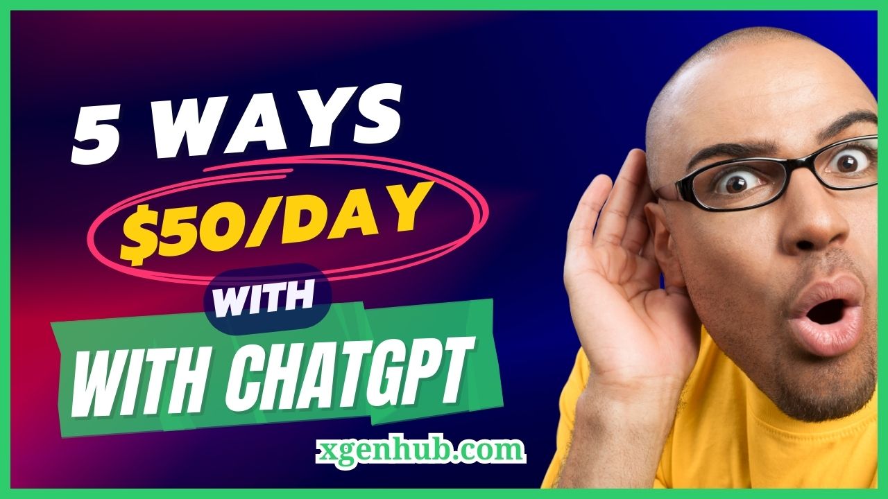 5 Ways To Make Money Online With ChatGPT AI BOT For Beginners ($50/Day)