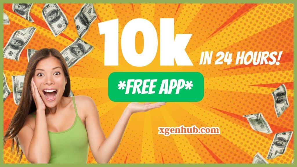 Earn Your First $10,000 Online In 24 Hours! *FREE APP* (Make Money Online 2023)
