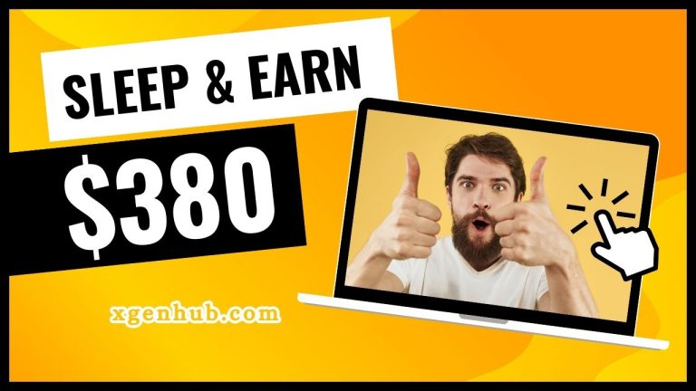 Sleep & Earn $380 Every Night - Make Money Online