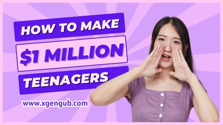 7 Money Tips For Teenagers To Make $1 Million