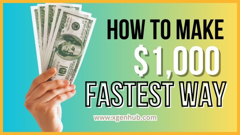 Earn $1,000: Fastest Way To Make Money Online (START TODAY)