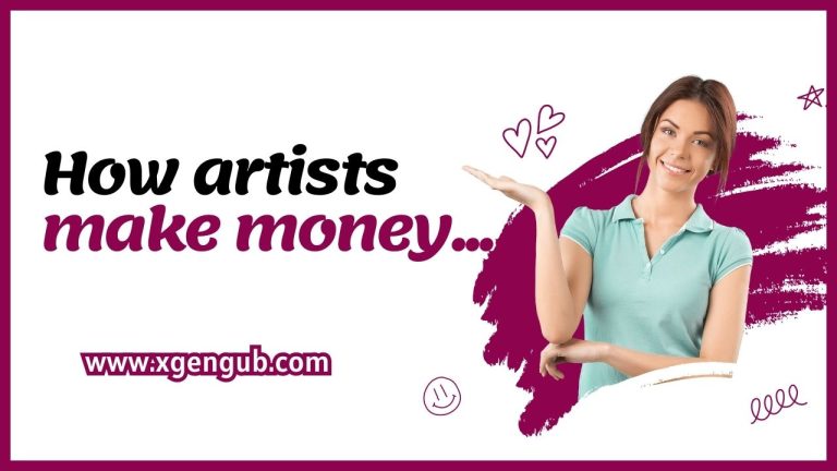 How artists make money