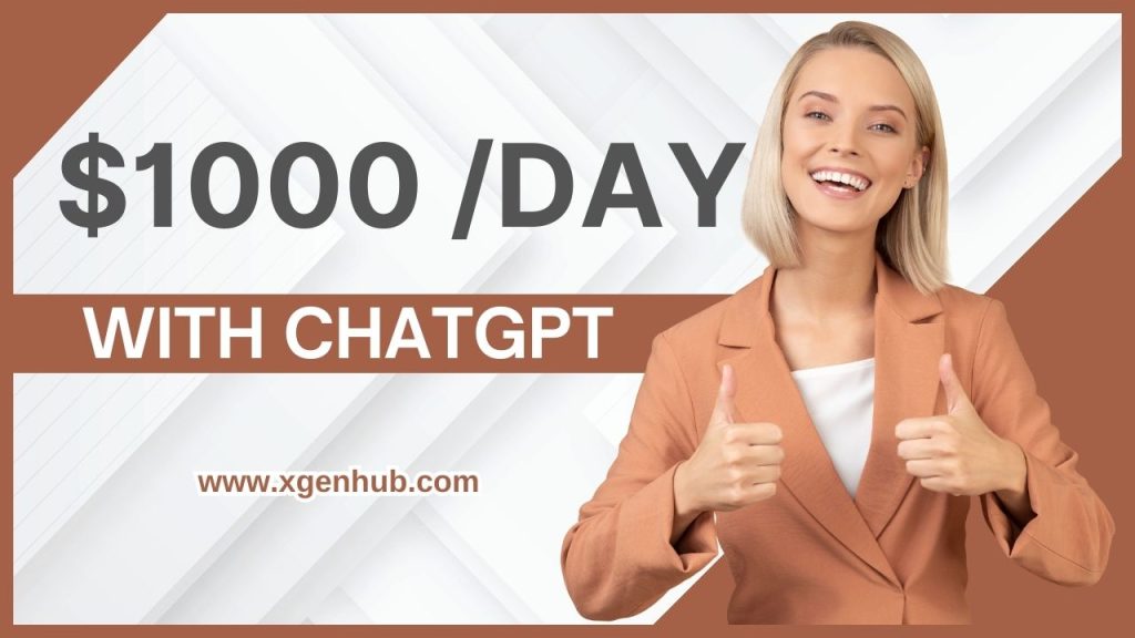 MAKE $1000 PER DAY WITH CHATGPT (Make Money Online With AI 2023)
