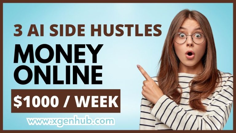 3 AI SIDE HUSTLES To Start To Make Money Online ($1000/Week)