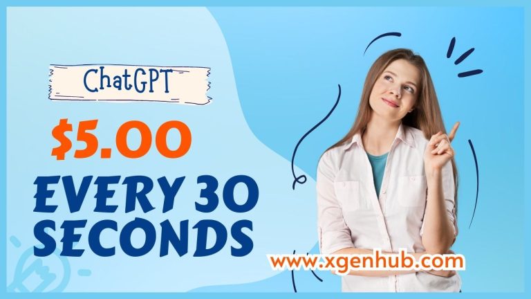 Earn $5.00 Every 30 Seconds with ChatGPT For FREE (NEW Make Money Online)