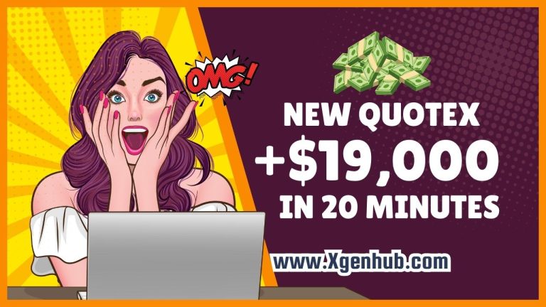 NEW QUOTEX EARNING STRATEGY - +$19,000 in 20 Minutes with It | Make Money Online | Earn Money App