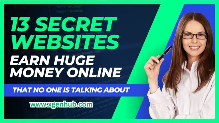 13 Secret Websites That Earn Huge Money Online (That No One Is Talking About)