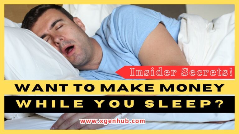 Want to Make Money While You Sleep? Click for Insider Secrets!