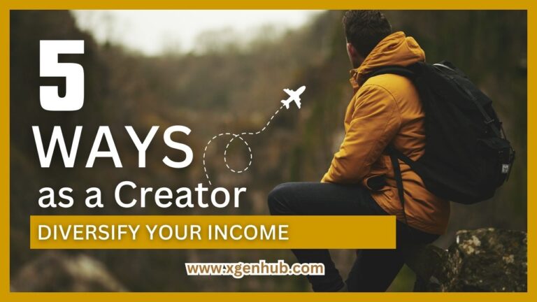 5 Ways To Diversify Your Income as a Creator