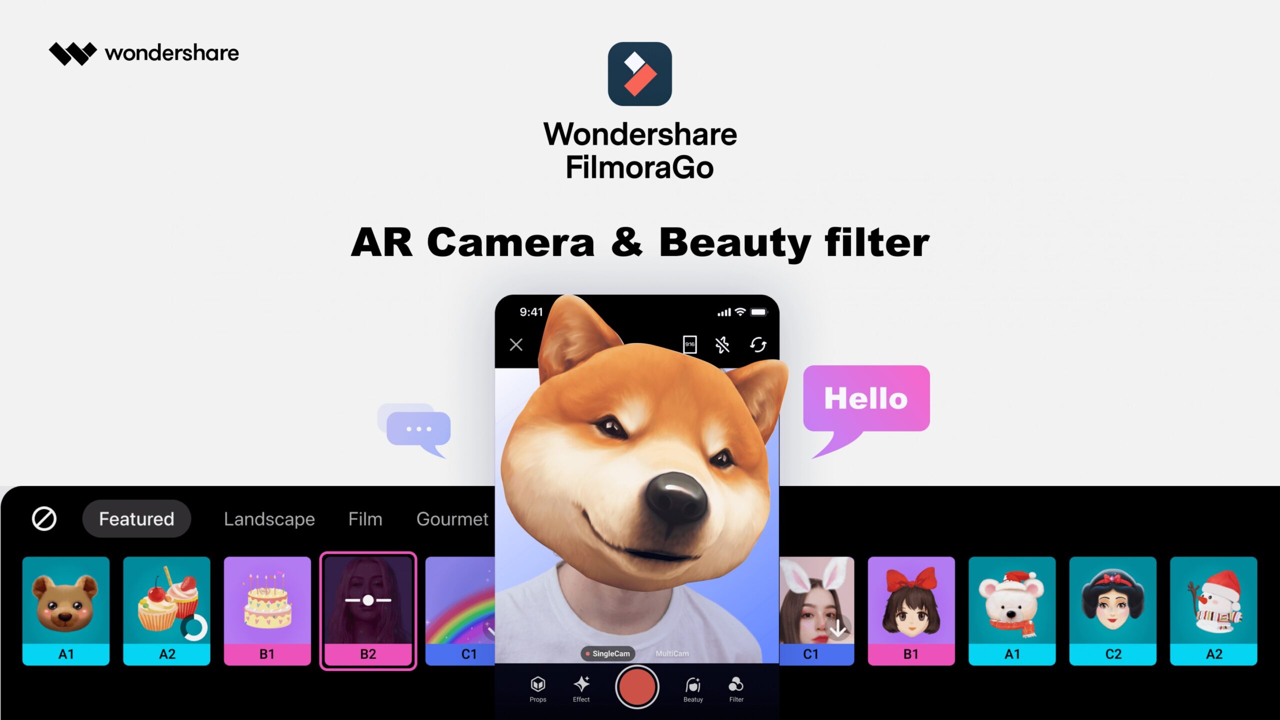 Wondershare FilmoraGo V5.8 Update Brings AR Camera Feature for iOS Users