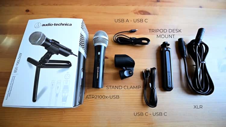 Audio-Technica ATR2100x-USB Cardioid Dynamic USB/XLR Microphone on Vimeo
