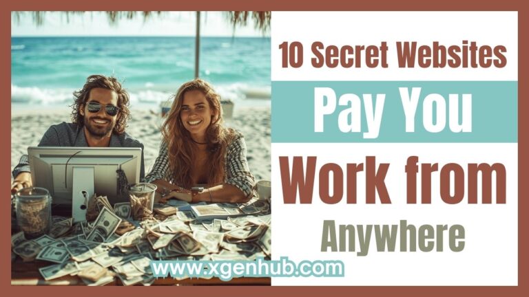 10 Secret Websites that Pay You to Work from Anywhere