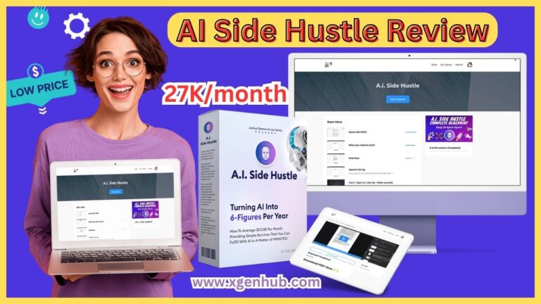 AI Side Hustle Review - 3-Step Blueprint To 27k/m
