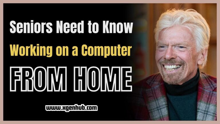 What Seniors Need to Know About Working on a Computer from Home