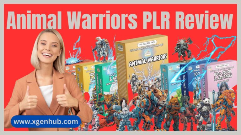 Animal Warriors PLR Review - Unlock a World of Coloring Magic 750+ Animal Warriors Await