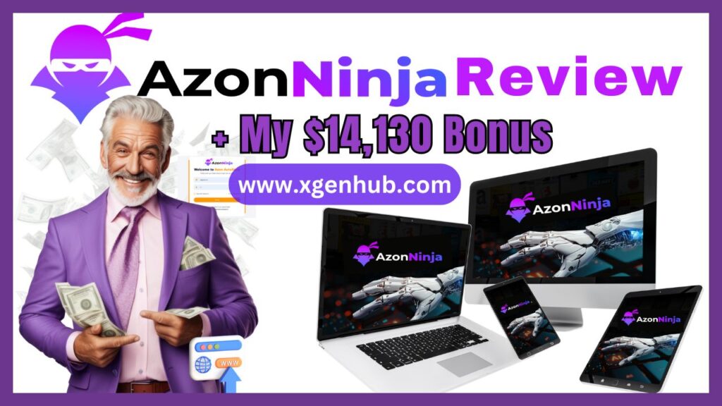 Azon Ninja Review - Instantly Make Stunning Amazon Affiliate Websites That Rank Themselves On Google