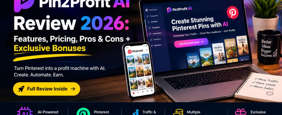 Pin2Profit AI Review 2026: Features, Pricing, Pros & Cons + Exclusive Bonuses